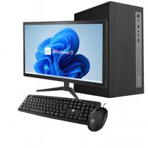 Computador Completo Intel Core i3, SSD 120GB, 16GB RAM Monitor 19 Kit Teclado e Mouse, Windows 11 Office, Pc NexStart Home ffice Pronto Para Uso