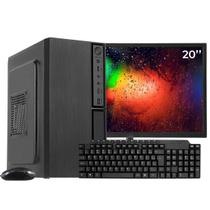 Computador Completo Intel Core i5 650, 4GB, SSD 240GB, Windows 10 PRO + Monitor 20 LED + KIT Multimidia - ARK