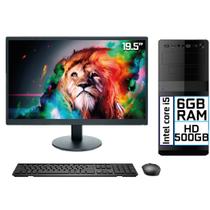 Computador Completo Intel Core i5 6GB HD 500GB Monitor LED 19.5" HDMI EasyPC Go Computador Completo Intel Core i5 6GB HD 500GB Monitor LED 19.5" HDMI EasyPC Go