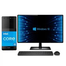 Computador Completo Intel Core i5 8GB HD 500GB Windows 10 Monitor 19