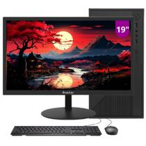 Computador Completo Intel Core i5 8GB SSD 128GB Monitor LED 19 HDMI Windows 10 Trial