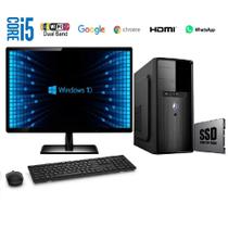 Computador Completo Intel Core i5 8GB SSD 240GB Windows 10 Wifi Monitor 19.5" LED HDMI EasyPC Desktop Computador Completo Intel Core i5 8GB SSD 240GB Windows 10 Wifi Monitor 19.5" LED HDMI EasyPC Desktop