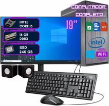 Computador completo Intel core i5, SSD 240GB, 16 GB ram,monitor 19 polegadas hdmi- DreamComputers DC Computador completo Intel core i5, SSD 240GB, 16 GB ram,monitor 19 polegadas hdmi- DreamComputers DC