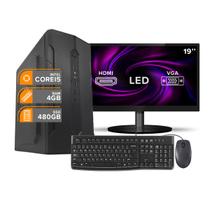 Computador Completo Intel i5 4Gb Ssd 480Gb + Kit