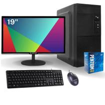 Computador Completo Intel Pentium G6400 - 8Gb Ram - SSD 240Gb - Monitor 19