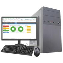 Computador Completo M-Home Office, Intel Core I3, 8GB DDR3, SSD 240GB Com Monitor e Kit Teclado Mouse,