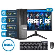 Computador Completo Optiplex 7010 Dell I7 3º Ssd 240gb Hdd 500gb C Usb Bluetooth alta performance