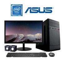 Computador Completo PC CPU Flex ASUS Intel Core i3 10GB SSD 480Gb Com Kit Monitor 17"