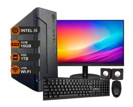 Computador Completo Rapido Slim Intel I5 16gb Ssd 1tb Wifi Windows11