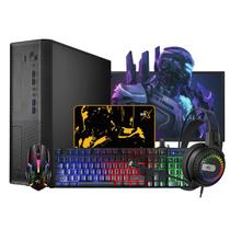 Computador Completo SFF Slim Ark Monitor 27'' Intel Core i7 6700 8GB SSD 240GB Linux Combo Gamer