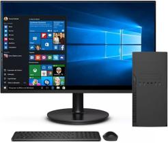 Computador Completo Slim Clique PC Intel Core i7 16GB SSD 1TB Windows 10 Pro Monitor 24