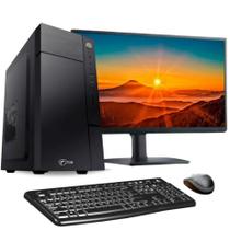 Computador Completo TOB Intel Core i7 6ªGeração Memória 16GB SSD 480GB Teclado Mouse Win10 Trial, Monitor 19" Desktop PC CPU