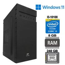 Computador Core I3-10100, Memoria 8Gb 2400Mhz, Ssd Wd 240 Gb