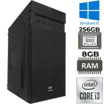 Computador Core i3-2100- SSD 256GB- Memória 8GB- GaB MT32BK - Windows10 Computador Core i3-2100- SSD 256GB- Memória 8GB- GaB MT32BK - Windows10
