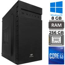 Computador Core i3-2120, Memória RAM 8GB, SSD 256GB, GT-H61 Com Slot M2, Rede Gigabit, MT-32BK, Windows Computador Core i3-2120, Memória RAM 8GB, SSD 256GB, GT-H61 Com Slot M2, Rede Gigabit, MT-32BK, Windows