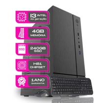Computador Core i3 4150 4ª Ger 3.40ghz 4gb 240gb ssd kit teclado e mouse - PC Master