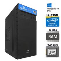 Computador Core I3 4160,Ssd 240Gb, Ram 4Gb, Mouse Pad - Sobraltech