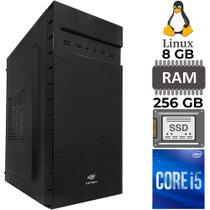 Computador Core i5-3470, SSD 256GB, 8GB RAM, GAB. MT-32BK, Linux