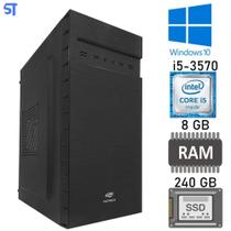 Computador Core I5 3570, Ssd 240Gb, Memória Ram 8Gb