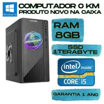 Computador Core i5, 8GB, SSD 1TB, Windows 10, Completo.