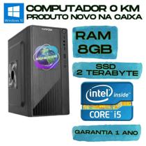 Computador Core i5, 8GB, SSD 2TB, Windows 10, Completo.