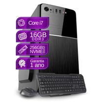 Computador Core i7 16GB SSD 256GB NVMe Gar de 1 ano - PC Master Computador Core i7 16GB SSD 256GB NVMe Gar de 1 ano - PC Master