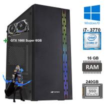 Computador Core i7- 3770 3.4Ghz, Memoria Ram 16GB, SSD 240GB, HD 1TB, Fonte Real 500Wats, Video GTX 6GB DDR5 / 128bits