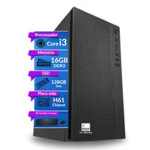 Computador Cpu Core i3 16gb 128gb nvme kit teclado e mouse - PC Master