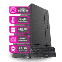 Computador Cpu Core i3 3.10ghz 8gb 120gb ssd kit teclado e mouse - PC Master