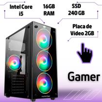 Computador Cpu Core I5 16GB DDR3 SSD240GB Placa de vídeo 2GB