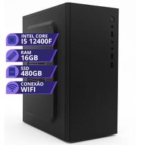 Computador Cpu Intel Core I5 12400F 12ª 16gb Ddr4 Ssd 480gb