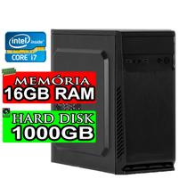 Computador Cpu Intel Core I7 3.4ghz 16Gb Ram HD 1Tb - Intel i7