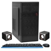 Computador CPU Intel i3-550, 8GB, SSD 128GB - Kit Teclado e Mouse, Caixa de Som - Windows 10
