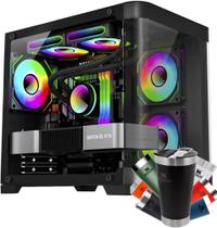 Computador cpu PC Gamer Aquario, i5 Quarta Geração, 16GB, GeForce GTX 4GB, SSD 480GB, Fonte 500w