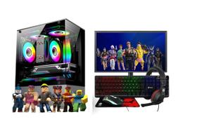 Computador CPU PC Gamer Infantil Completo Intel Core i5 Memoria Ram 16GB SSD 240GB Monitor Kit Gamer