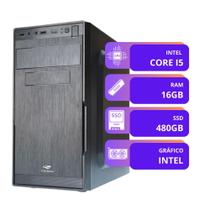 Computador CPU PC Intel i5 16GB SSD 480GB - TECHNEW Informática