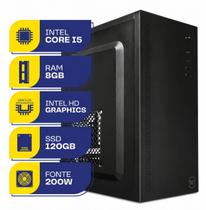 Computador Cpu Pc Torre Intel i5 8Gb Ssd 120gb Windows 11