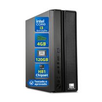 Computador Cpu Slim Core i3 3.0ghz 4gb 120gb ssd sata Kit teclado e mouse Computador Cpu Slim Core i3 3.0ghz 4gb 120gb ssd sata Kit teclado e mouse