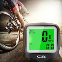 Computador Cronometro Velocímetro Display Digital LCD Bike Bicicleta Com Fio Prova D'água Ciclismo