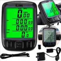 Computador de Ciclismo Digital com Iluminação LED e À Prova D'água Computador de Ciclismo Digital com Iluminação LED e À Prova D'água