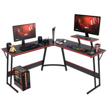 Computador de jogos Desk Payless Here, canto em forma de L, preto