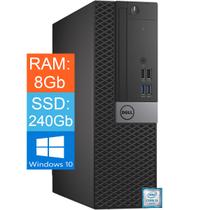Computador Dell Core i5 6 Geração 8Gb DDR4 SSD 240Gb
