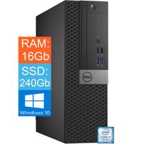 Computador Dell Intel Core i7 7 Ger 16Gb de RAm SSD 240Gb