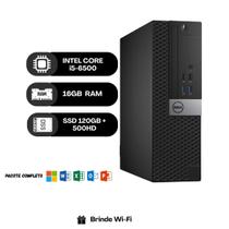 Computador dell optiplex 5050 i5-6500 16gb ssd 120gb+hd500gb