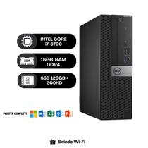 Computador Dell Optiplex 7050 I7-6700 16GB DDR4 SSD 120GB+HD500 Computador Dell Optiplex 7050 I7-6700 16GB DDR4 SSD 120GB+HD500