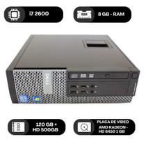 Computador Dell OptiPlex 790 i7 2ª Geração 8GB RAM SSD 120GB HD 500GB