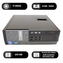 Computador Dell OptiPlex 790 i7 2ª Geração 8GB RAM SSD 120GB Placa AMD 6450