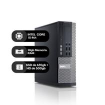 Computador Dell Optiplex 9020 I5 4th 16gb Ssd 120GB HD 500GB