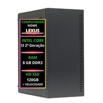 Computador Desktop Barato Intel I3 2100, 8GB Ram, HD SSD 120