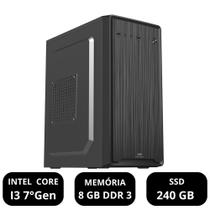 Computador Desktop, Hawkeye, Intel Core I3 7100 3.9ghz, 8 GB, SSD 240 - Hki38g7240